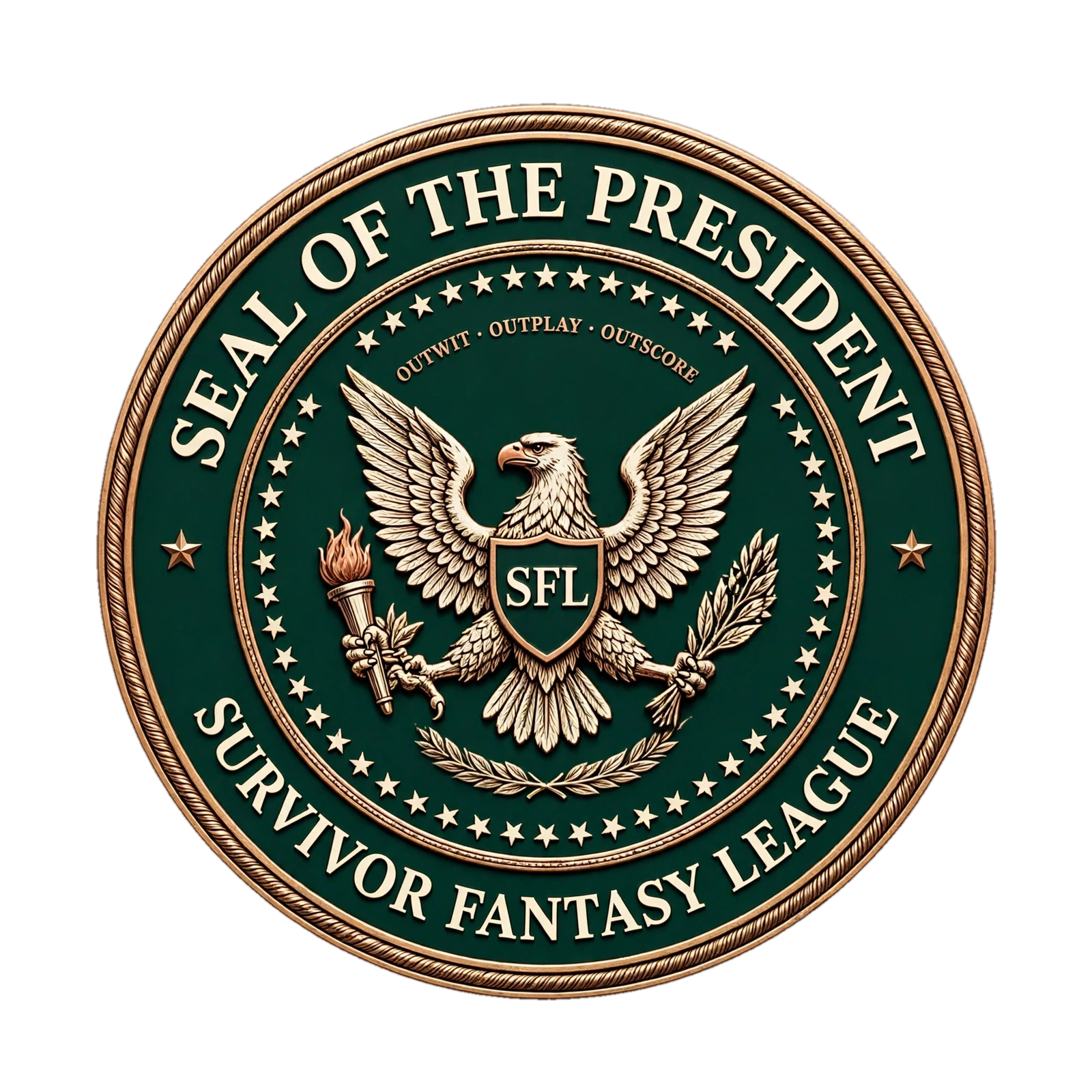 Seal of the President of the Survivor Fantasy League